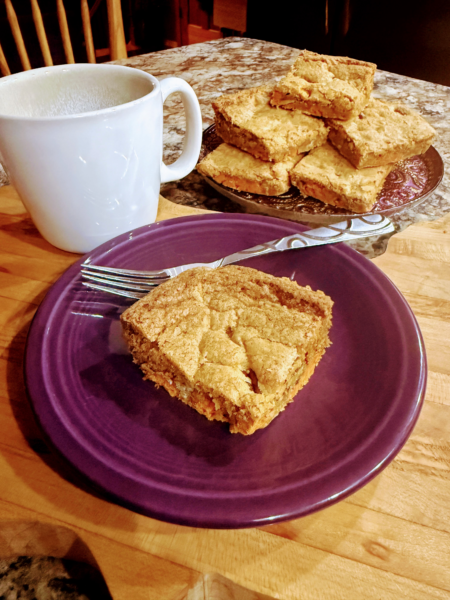 Chewy Maple Pecan Cookie Bars