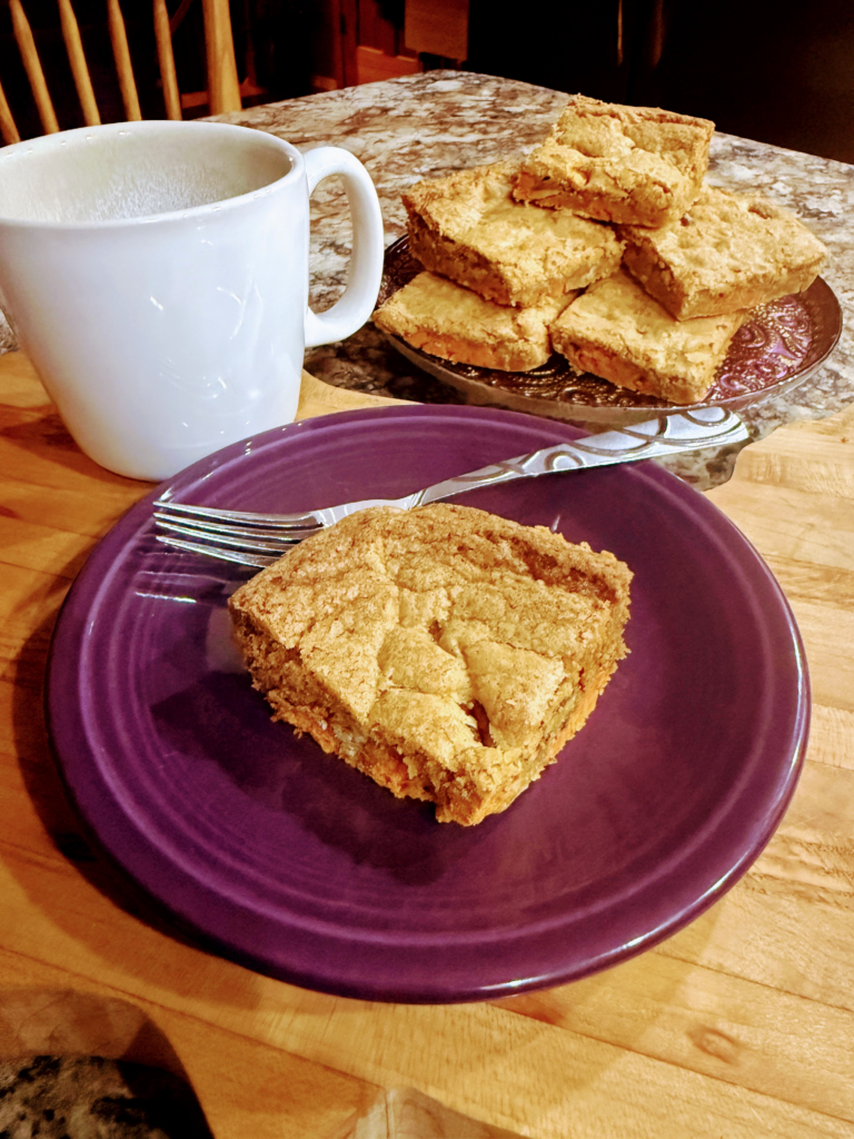 Chewy Maple Pecan Cookie Bars