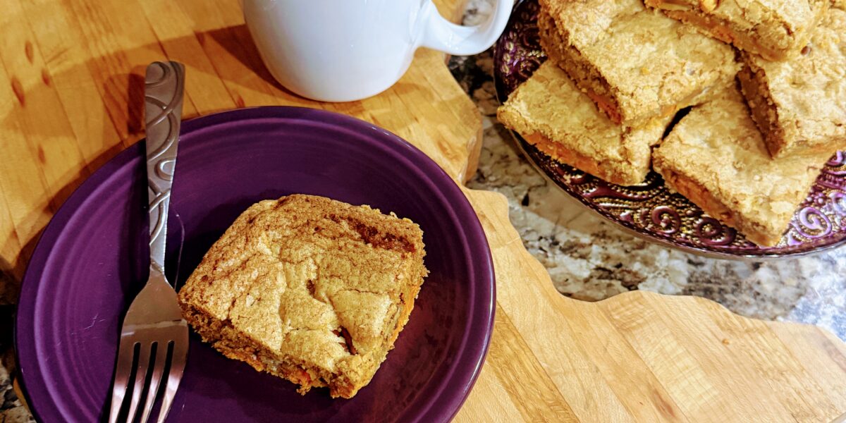 Chewy Maple Pecan Cookie Bars