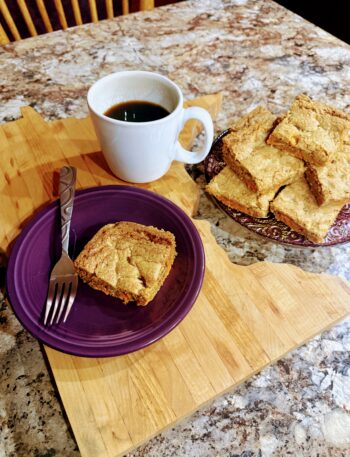 Chewy Maple Pecan Cookie Bars