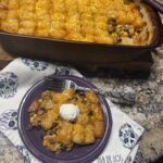 Tater Tot Hotdish with a Southwest kick is your next favorite comfort food!